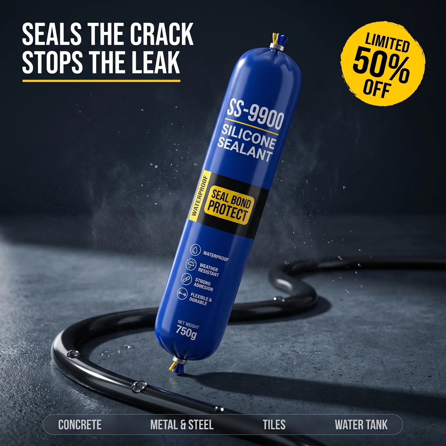 Nuora™ SS-9900 6-In-1 Silicone Sealant 750gm | BEST SELLER